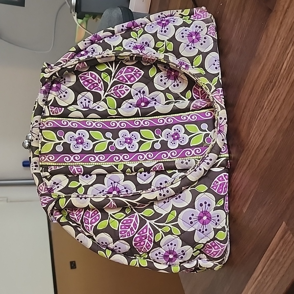 Vera Bradley Purse in Plum Petals